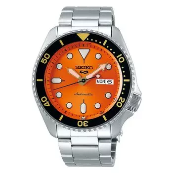 Часы SEIKO SRPD59K1 Automatic Orange Silver Men s m-sto1 [Товар]