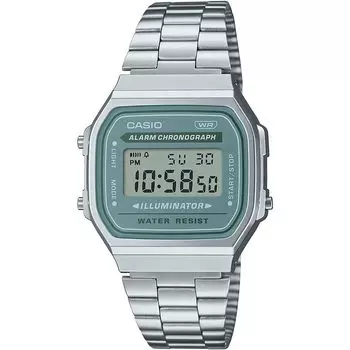 Часы серебряные [CASIO] A168WA-3AYDF серебряный