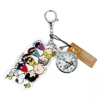 Часы Snoopy Analog Keychain Watch Silver [Fieldwork] женские PNT035-1 серебряный