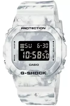 Часы SNOW CAMOUFLAGE Белый [Casio] G-Shock []GRUNGE DW-5600GC-7JF Мужские