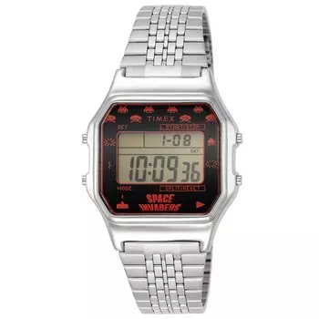 Часы Space Invaders Collaboration TW2V30000 Silver [TIMEX] [Товар] серебряный