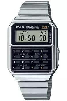 Часы Стандартные Унисекс Серебряные [Casio] [] CA-500WE-1AJF серебряный