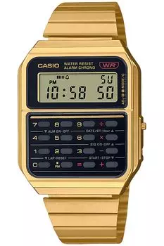 Часы Стандартные унисекс золотые [Casio] [] CA-500WEG-1AJF золотой