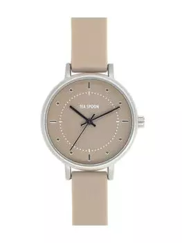Часы TEA SPOON Basic Rubber Belt Watch MOC Brown [Подписаться] N01522S-1 женские коричневый
