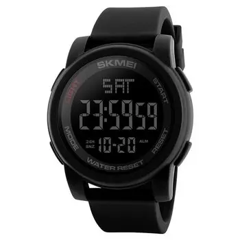Часы Timever Digital Arm LED Sports Large с простым японским руководством по эксплуатации, водонепроницаемые, мужские спортивные, многофункциональные, секундомер,