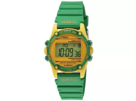 Часы TIMEX Atlantis 100 Quartz Digital 35 мм Resin TW2U91400 Green x Yellow НОВЫЕ