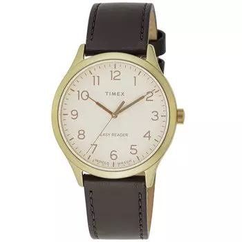 Часы Timex Easy Reader 40 мм TW2V28100 кремовый циферблат импортные [TIMEX] мужские [Обычный продукт] [Товары] кремовый