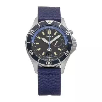 Часы Timex Expedition North Navy Dial Stainless Steel Mineral Glass Quartz 41MM American Watch Brand TW2W22000 Unisex Black [TIMEX] [Товар] тёмно-синий