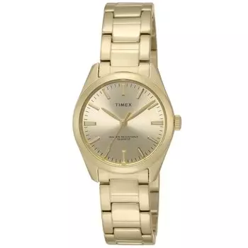 Часы Timex Highview Gold Dial Brass Mineral Glass Quartz Japanese Movement 32MM America Watch TW2V26200 [TIMEX] Женские [Товар]