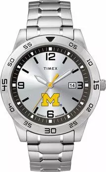 Часы Timex Men s University of Michigan Wolverines Watch Citation Steel Watch