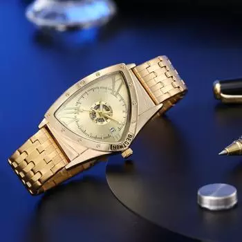 Часы Triangle Watch мужские часы Personality Watch мужские модные немеханические водонепроницаемые мужские часы