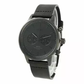 Часы TRIWA Neville BLACK All Black Chrono Organic Leather Black Watch [TRIWA] Мужские NEST127-CL010101P [Товар]