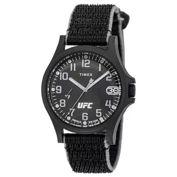 Часы унисекс Timex UFC Apex 30th Anniversary UFC Apex 30th Anniversary TW2V90800 кварцевые ежедневные водонепроницаемые акриловый черный циферблат пластик [TIMEX] [Товар]