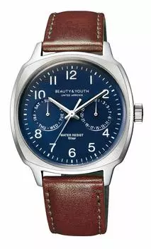Часы UNITED ARROWS CUSHION CASE Коричневый [Citizen] BEAUTY&YOUTH DAY&DATE BH7-610-70 Мужские