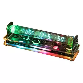 Часы Valour Doer VFD, как часы на лампе Nixie Ламповая синхронизация времени с функцией Aram дистанционное управление Температура и влажность
