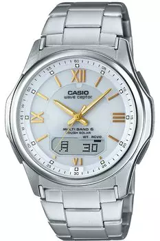 Часы Wave Ceptor Radio Solar Silver [Casio] [] WVA-M630D-7A2JF Мужские белый