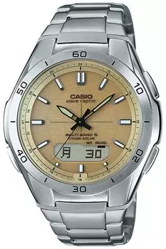 Часы Wave Ceptor Radio Solar Silver [Casio] [] WVA-M640D-9AJF Мужские золотой