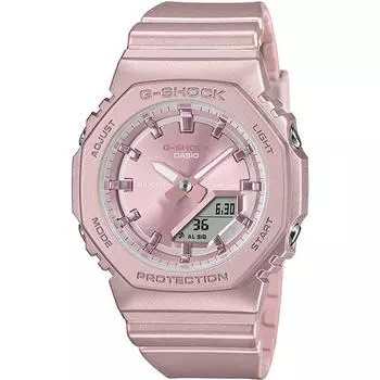 Часы женские CASIO G-SHOCK GMA-P2100ST-4AJF [G-SHOCK Minimal Design] круглые розовые цифровые аналоговые