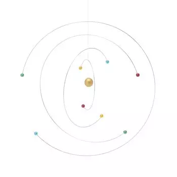 Chatani Sangyo Mobile Cosmos Silver Один размер Веселая наука 866-503