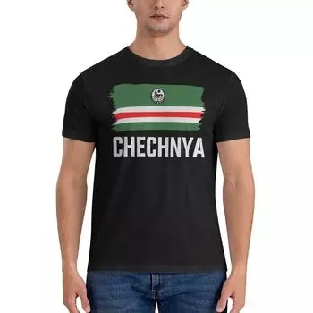Чеченская Республика, 2 футболки с чеченским флагом, футболка для взрослых, конкурс Geeky Activity, винтажная, свежая, быстросохнущая футболка с короткими рукавами 6XL