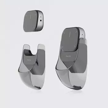 Cheerdots 2 Съемная беспроводная сенсорная мышь Air Mouse Все в одном Карманная мышь с функцией записи AI Настраиваемая игровая мышь чёрный