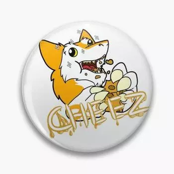 Cheez Sergal, персонализируемая мягкая кнопка, булавка, женский ювелирный декор, значок, милый шляпный воротник, одежда, подарок, мультяшная булавка на лацкан, любовник, металл
