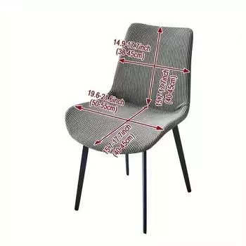 Чехлы для стульев Polar Fleece, эластичные, классические, однотонные, съемные чехлы для сидений, мягкие чехлы для стульев для дома, отеля, свадьбы 1 piece темно серый