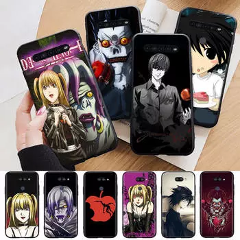 Чехол AD99 Death Note Anime Black для Xiaomi Poco X6 M5 M6 F5 F6 F1 C65 C55 C50 C51 C40 Redmi Note 7 8 14C A3X 13C 12C 11 10A 9C Pro Sofe Cover Redmi Note 7 Pro коричневато-жёлтый