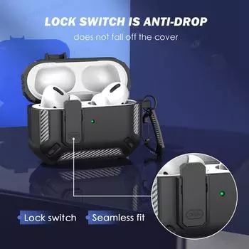 Чехол AirPod Pro 2025 switch с набором для чистки, роскошный защитный чехол TPU для предотвращения падений, чехол для AirPod Pro 3-го/2-го поколения For AirPod Pro USB C