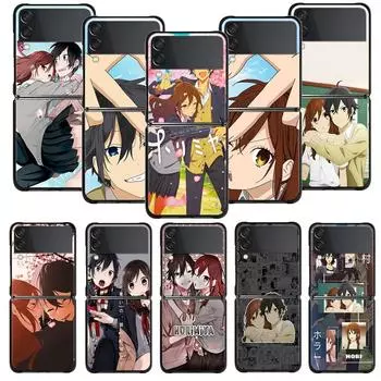 Чехол аниме Hori San To Miyamura Kun для Samsung Galaxy Z Flip 4 Z Flip3 5g, чехол для Galaxy Z Flip Pc, жесткий чехол для телефона Samsung Z Flip4