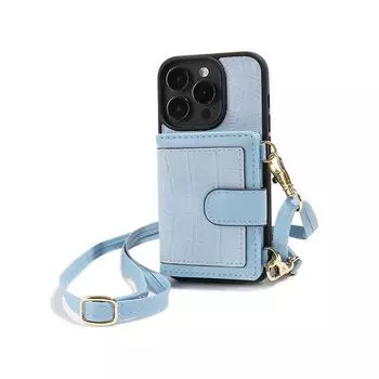 Чехол Anti-Fall с рисунком из крокодиловой кожи для iPhone 13/14 iPhone13Promax серый