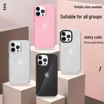 Чехол Apple 16 ProMax Terminator для iPhone 12 — ударопрочный, твердый, прозрачный, горячая распродажа для iPhone 13/15 Plus 16plus серый