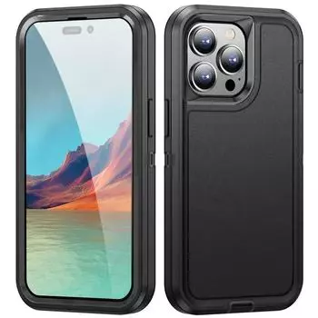 Чехол Armor для iPhone 16 15 14 13 12 11 Pro Max XS XR 8 7 6 Plus Otter X Box Heavy Duty Shockproof Rugged Otter Case Box Full Protection Cover foriPhone 13 Pro красный