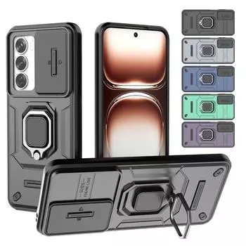 Чехол Armor для OPPO Reno 12 Pro 5G Reno11 F 11F защитный чехол кольцо магнитный держатель подставка бизнес полная защита чехол OPPO Reno 12 5G синий