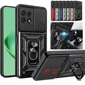 Чехол Armor для T-Mobile Revvl 7 Pro 5G T Phone 2 Pro 5G Cover Lens Protection With Ring Magnetic Holder Coque Fundas For Revvl 7 5G чёрный