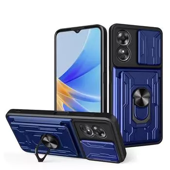 Чехол Armor High Quality Anti-Fall для OPPO A60 K11x Realme C65, противоударный чехол-подставка с гнездом для карты защиты камеры realme C65 белый