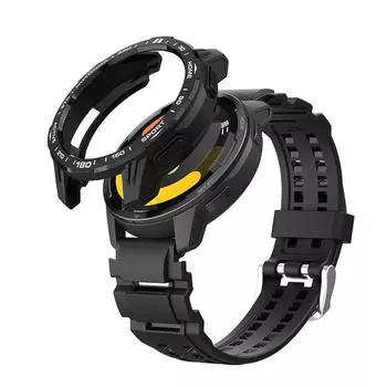 Чехол AU Luminous для Watch S1 Active/Xiaomi Watch Color 2 (Черный + белый)