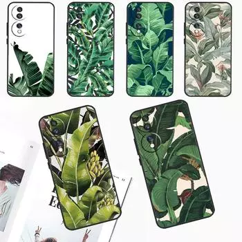 Чехол Banana Leaf для Honor 90 Lite 70 50 Magic 6 Pro 5 Lite X6 X7 X8 X9 X6a X7a X8a X9a X9b X8b Чехол Honor X8a
