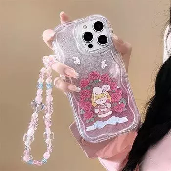 Чехол-браслет Zhitai Cream Pattern для iPhone 15 Pro, 14, 13, 11 Pro Max, XS и 7/8. iPhone 12