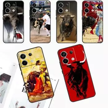 Чехол Bullfighter для Redmi Note 13 Pro Plus Note 12 9 10 11 Pro 9S 10S 11S 12S Redmi 12 10 C 13C Cover Redmi Note 8 Pro