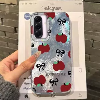Чехол Cherry Butterfly Girls для Samsung Galaxy A56 A16 A26 A36 A06 A55 A35 A25 A15 A12 A32 A54 S24 S25 S22 S23 FE Fundas Cover Samsung Galaxy A12 5G белый