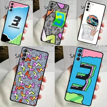 Чехол Daniel Ricciardo F1 Formula 1 для Samsung Galaxy S23 S24 Ultra S8 S9 S10 S22 Plus Note 10 20 Ultra S20 S21 FE Galaxy S24 Plus