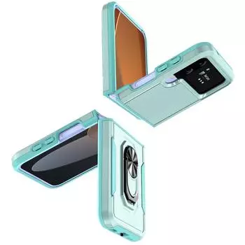 Чехол-держатель с точным вырезом и защитой от царапин для Samsung Galaxy Z Flip 4 5g Flip4, противоударный чехол для Samsung Z Flip 4, чехлы for Samsung Z Flip 4 белый