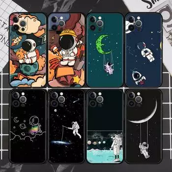 Чехол для Apple iPhone 11 13 12 Pro 7 XR X XS Max 8 6 6S Plus 5 14 SE 2020 13Pro черный чехол для телефона Capa iPhone 6 6S