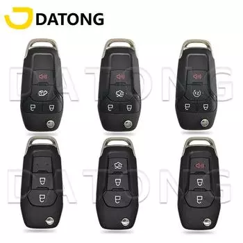 Чехол для автомобильного ключа Datong World, подходящий для Ford F150 F250 F350 Explorer Ranger KA Fiesta Mondeo Focus Everest Edge Kuga Escort