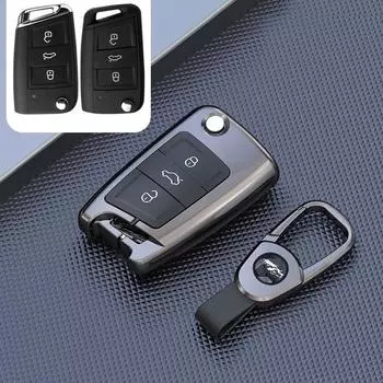 Чехол для автомобильного ключа для VW Volkswagen Passat B8 CC Polo Tiguan Golf 7 GOLF8 MK8 MK4 для Skoda A7 A5 Octavia Superb Yeti