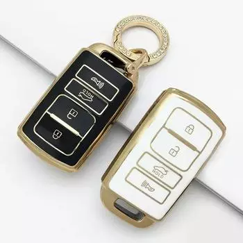 Чехол для автомобильного ключа из ТПУ, чехол-брелок для KIA Cadenza K9 K7 K-04 Sorento K900 и нового ключа K7 с 2013 по 2016 год, 4 кнопки белый