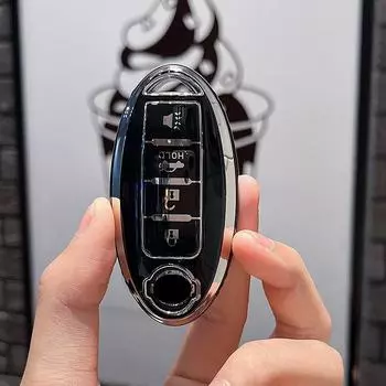 Чехол для автомобильного ключа из ТПУ для Nissan Qashqai X-Trail Versa Maxima Altima Rogue Murano Juke Tiida Infiniti FX35 QX60 Аксессуар