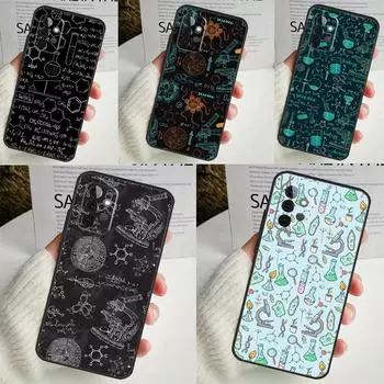 Чехол для биологии и химии для Samsung Galaxy A54 A34 A14 A13 A33 A53 A12 A32 A52 A71 A51 A15 A25 A35 A55 Samsung A52S 5G
