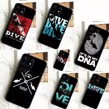 Чехол для дайвинга Dive Scuba Divers для Samsung Galaxy S24 Ultra S23 S22 S21 S20 FE Note 20 S8 S9 S10 Note 10 Plus Galaxy S9 Plus
